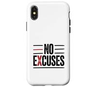 Carcasa para iPhone X/XS No Hay Excusas Diciendo Motivacional