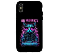 Carcasa para iPhone X/XS No Hay peticiones House Cat DJ Rave EDM Music Deejay Equalizer