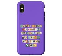 Carcasa para iPhone X/XS No juzgues el capítulo en el Que entraste