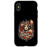 Carcasa para iPhone X/XS No Kings in America Retro Edgy Protest