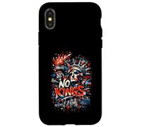 Carcasa para iPhone X/XS No Kings In America Retro Edgy Protest