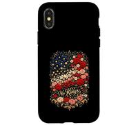 Carcasa para iPhone X/XS No Kings In America Retro Edgy Protest