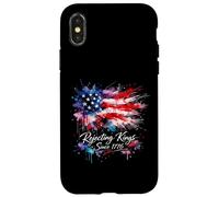 Carcasa para iPhone X/XS No Kings In America Retro Edgy Protest