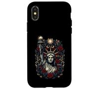 Carcasa para iPhone X/XS No Kings in America Retro Edgy Protest