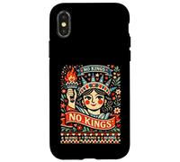 Carcasa para iPhone X/XS No Kings In America Retro Edgy Protest