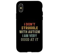 Carcasa para iPhone X/XS No Lucho con el Autismo Soy Muy Bueno en eso - Hombres Niños