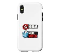 Carcasa para iPhone X/XS No Miedo Más Votos Democracia Diseño de Votación