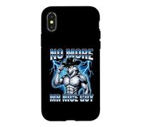 Carcasa para iPhone X/XS No More Mr. Nice Guy - Funny Wolf Meme Guys Novedad Cool Men