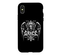Carcasa para iPhone X/XS NO Muerto Pero Salvado Jesús Gracia Death Metal Efesios 2:8-9