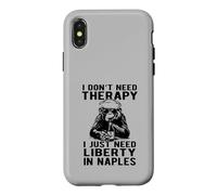 Carcasa para iPhone X/XS No Necesito Terapia Solo Necesito Libertad en Nápoles Design