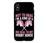 Carcasa para iPhone X/XS No para presumir de Que Soy una Especie de Gran Problema para mi Caballo Aficionado