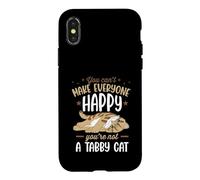 Carcasa para iPhone X/XS No Puedes Hacer Felices a Todos Que no Eres un Gato atigrado
