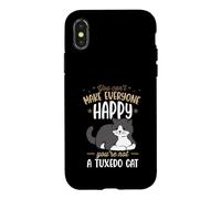 Carcasa para iPhone X/XS No Puedes Hacer Felices a Todos Que no Eres un Gato Esmoquin