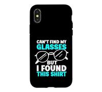 Carcasa para iPhone X/XS No Puedo Encontrar mis Gafas, Pero encontré Esta Camisa de Gafas