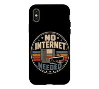 Carcasa para iPhone X/XS No se Necesita Internet, Simplemente presione Start Retro Gamer