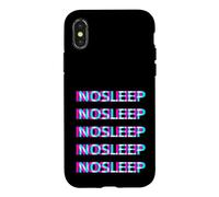 Carcasa para iPhone X/XS No Sleep Rave Festival EDM Techno Raver