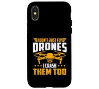 Carcasa para iPhone X/XS No Solo Vuelo Drones, también los Choco - Drone Pilot FPV