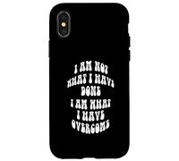 Carcasa para iPhone X/XS No Soy lo Que he Hecho, Soy lo Que he superado la Sonrisa