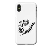 Carcasa para iPhone X/XS No Tank Needed Spearo Apnea Submarino Hunter Diver Regalo
