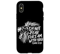 Carcasa para iPhone X/XS No Temas por Yo Estoy contigo Isaías 41:10 Cristiano Jesús