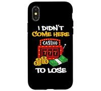 Carcasa para iPhone X/XS No Vine aquí a Perder la máquina tragamonedas de Juego