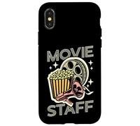 Carcasa para iPhone X/XS Noche de Cine Cine Goer Movies Lover Funny Movie Staff