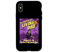 Carcasa para iPhone X/XS Noche del papá Viviente película de Zombies Halloween Papá bromea
