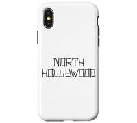 Carcasa para iPhone X/XS North Hollywood California Barrio Noho 818 SFV Valley