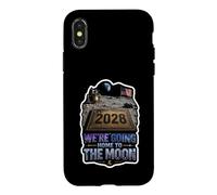 Carcasa para iPhone X/XS Nos Vamos a casa a la Luna 2028