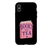 Carcasa para iPhone X/XS Nothing Is Better Than Books and Tea Cute Cozy Vibe