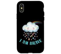 Carcasa para iPhone X/XS Nube Lindo Regalo para Bravery I'm Brave