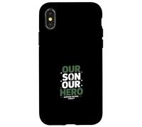 Carcasa para iPhone X/XS Nuestro Hijo Nuestro héroe Divertido Legado de la Patrulla Fronteriza