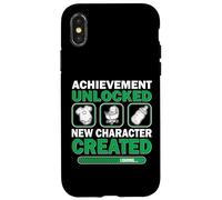 Carcasa para iPhone X/XS Nuevo Personaje Creado Divertido Pronto para ser papá mamá Amante de los Juegos