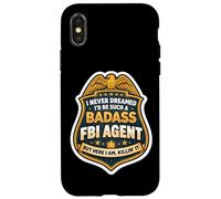 Carcasa para iPhone X/XS Nunca soñé Que me convertiría en un Agente rudo del FBI, Pero aquí Estoy