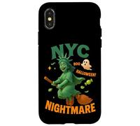 Carcasa para iPhone X/XS NYC Nightmare Halloween Design - cuteStatue of Liberty Witch