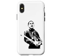 Carcasa para iPhone X/XS Obama Rock Guitar Demócrata Barack Obama Presidente Estadounidense