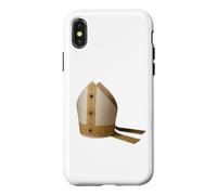 Carcasa para iPhone X/XS Obispo Mitre Vestimenta Litúrgica Católica Clero Fe