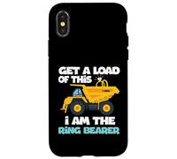 Carcasa para iPhone X/XS Obtén una Carga de Este camión Portador de Anillos de Boda I Am The Ring