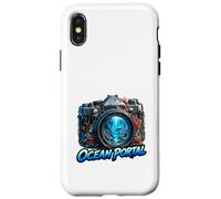 Carcasa para iPhone X/XS Ocean Portal Cámara Visión Mundial Subacuática