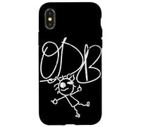 Carcasa para iPhone X/XS ODB OL Sucio Ba-ard Sketch Graffiti Hip Hop 90s Gangsta Rap