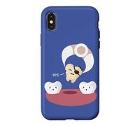 Carcasa para iPhone X/XS Odontología Divertido Pirata Dientes Extracción Dental Humor Dentista