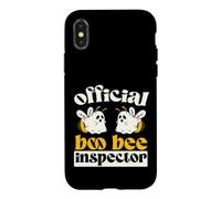 Carcasa para iPhone X/XS Official Boo Bee Inspector Halloween Humor Funny Ghost