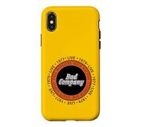 Carcasa para iPhone X/XS Oficial Bad Company Band Circle 1977 1979 Live
