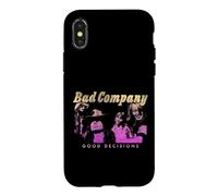 Carcasa para iPhone X/XS Oficial Bad Company Good Decisions Iconic Rock Design