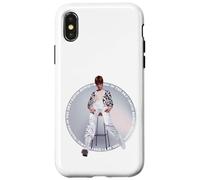 Carcasa para iPhone X/XS Oficial David Bowie Waiting In The Sky Circle Art