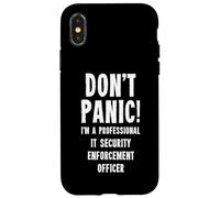 Carcasa para iPhone X/XS Oficial de aplicación de Seguridad de TI