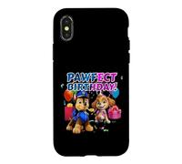 Carcasa para iPhone X/XS Oficial Paw Patrol Skye and Chase Perfect Birthday