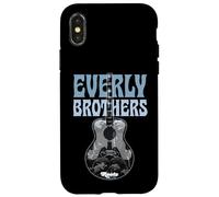 Carcasa para iPhone X/XS Oficial The Everly Brothers Guitar Roots Collage Art