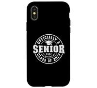 Carcasa para iPhone X/XS Oficialmente un Senior 2027 Mi última Clase de Primer día de 2027