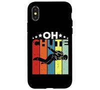 Carcasa para iPhone X/XS Oh Chute Skydiving Parachutist Skydive Parachuting Skydiver